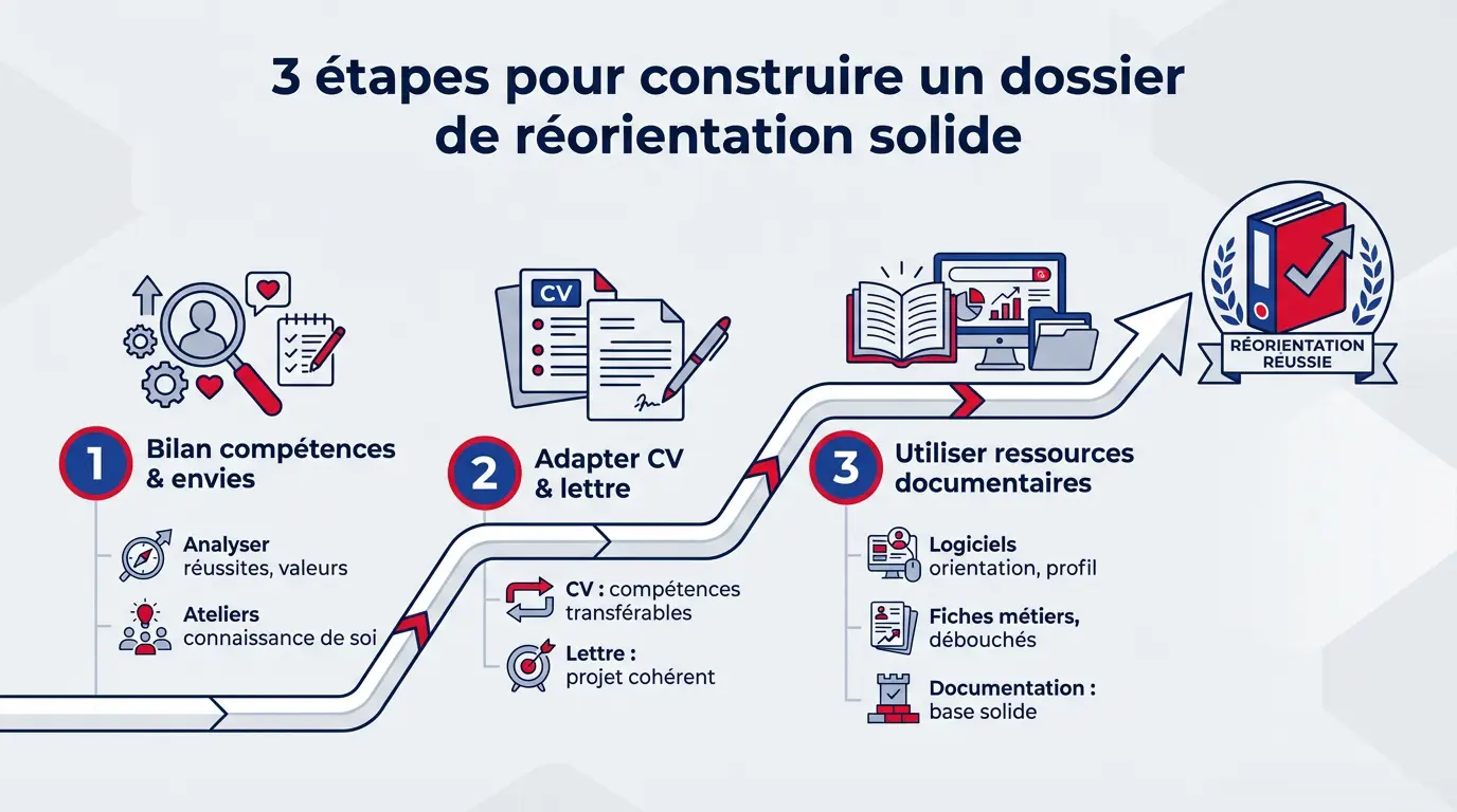 Conseils pour un dossier de réorientation universitaire réussi