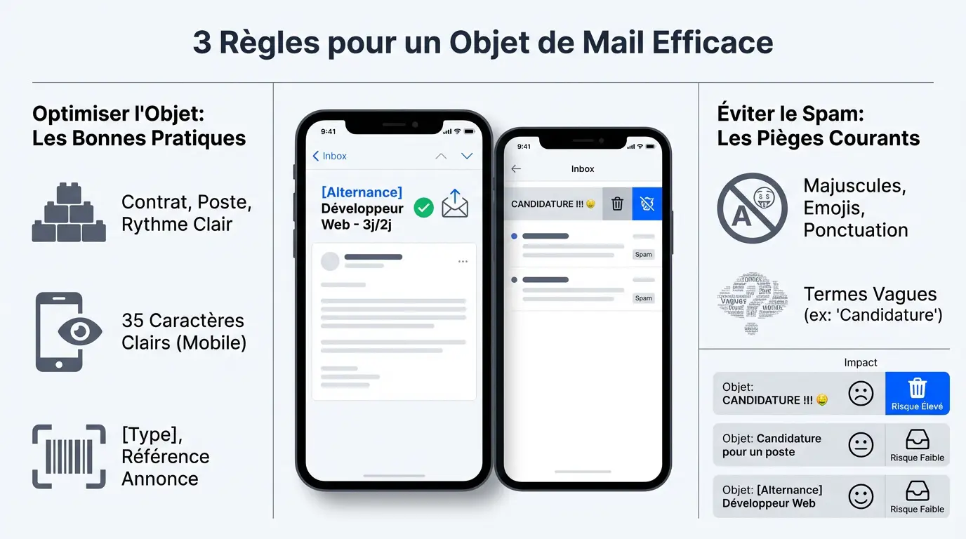3 règles pour un objet de mail efficace