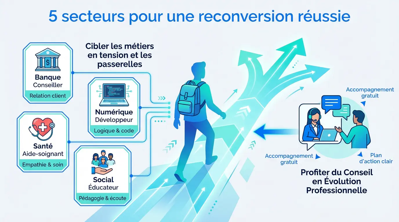 Secteurs porteurs pour une reconversion réussie