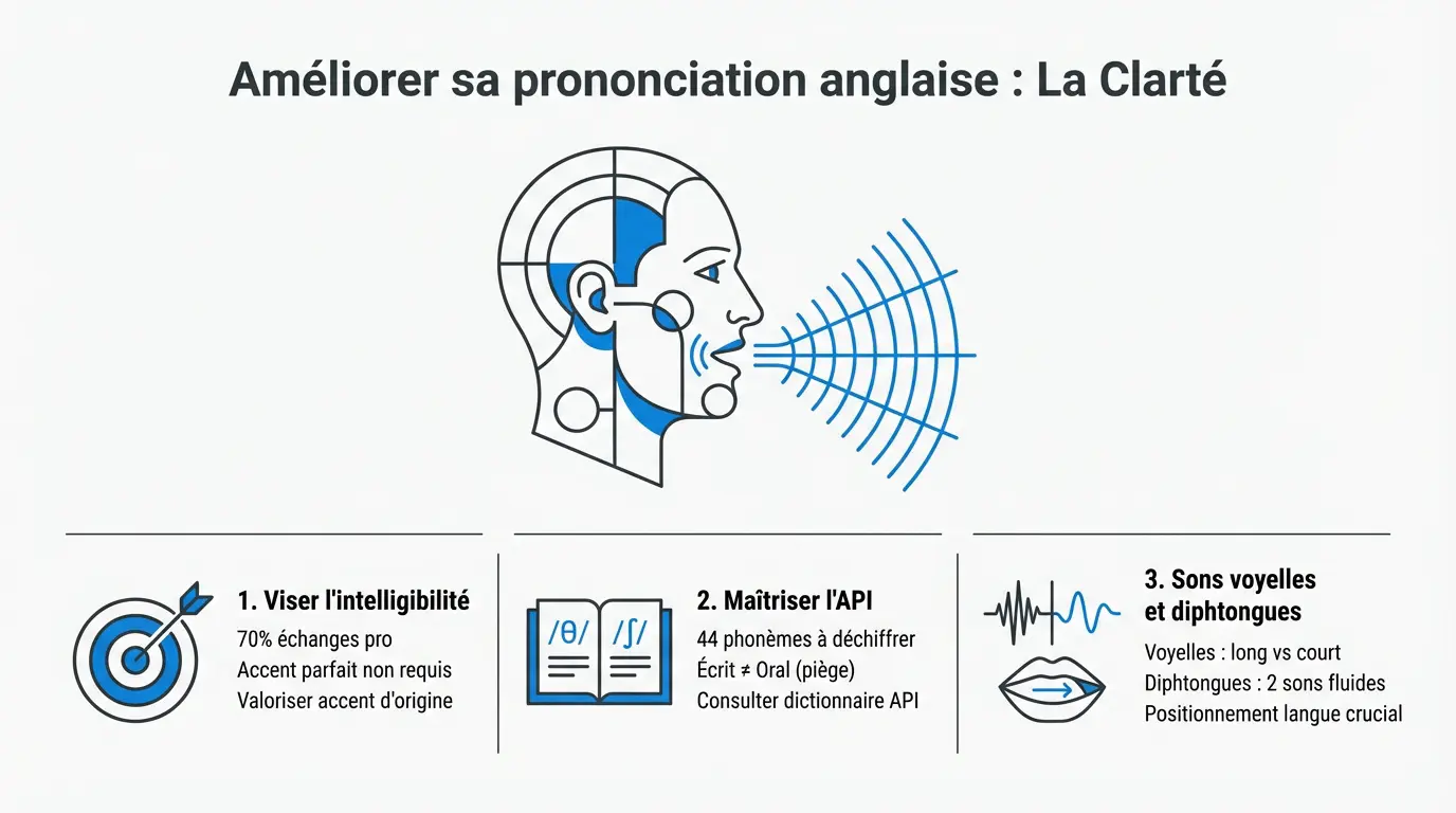 Améliorer sa prononciation anglaise pour plus de clarté orale
