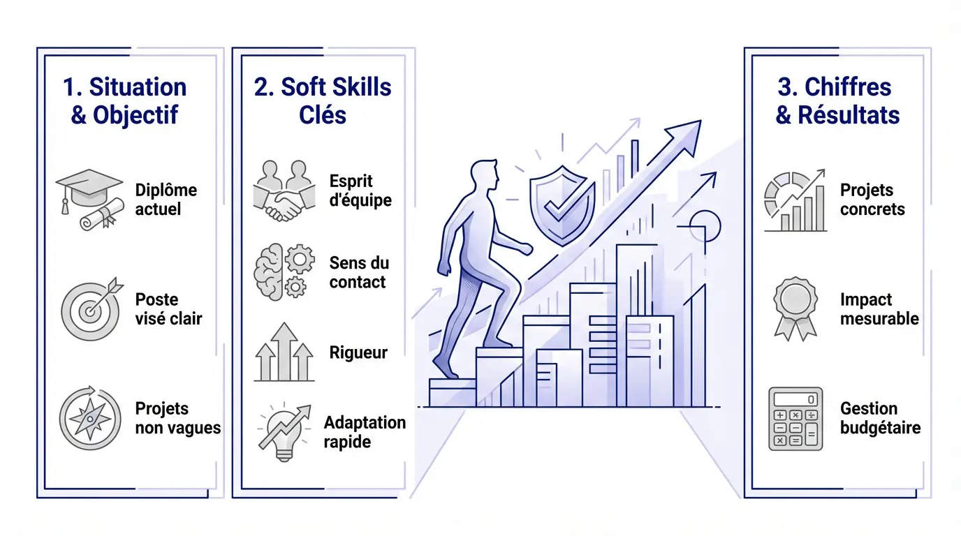 Les 3 piliers essentiels pour réussir son profil professionnel étudiant sans expérience