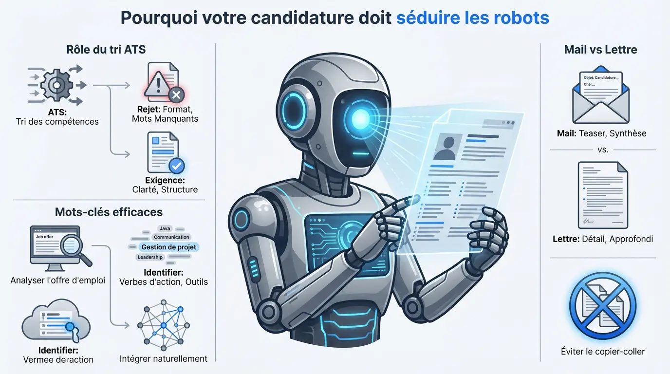 Optimisation d'un mail de candidature pour les logiciels ATS