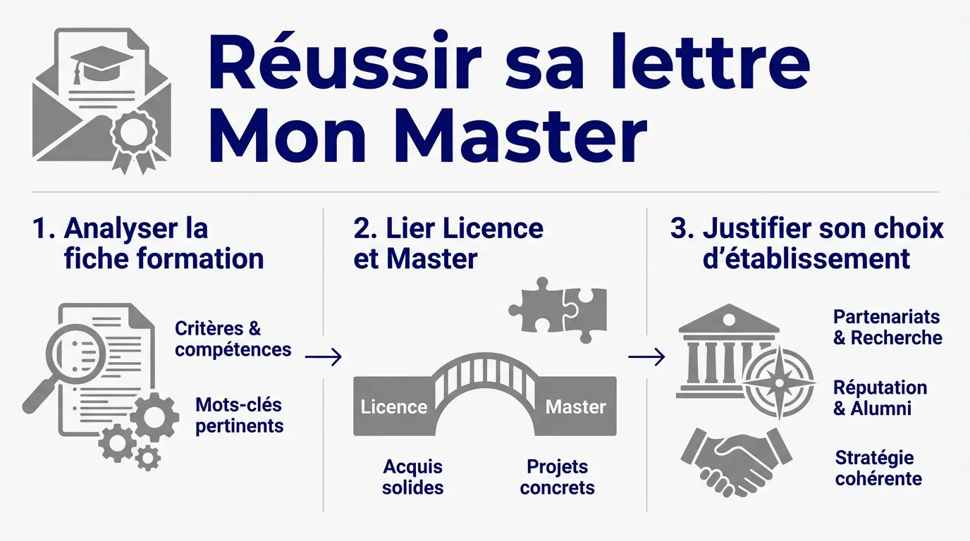 Conseils pour rédiger une lettre Mon Master efficace et personnalisée
