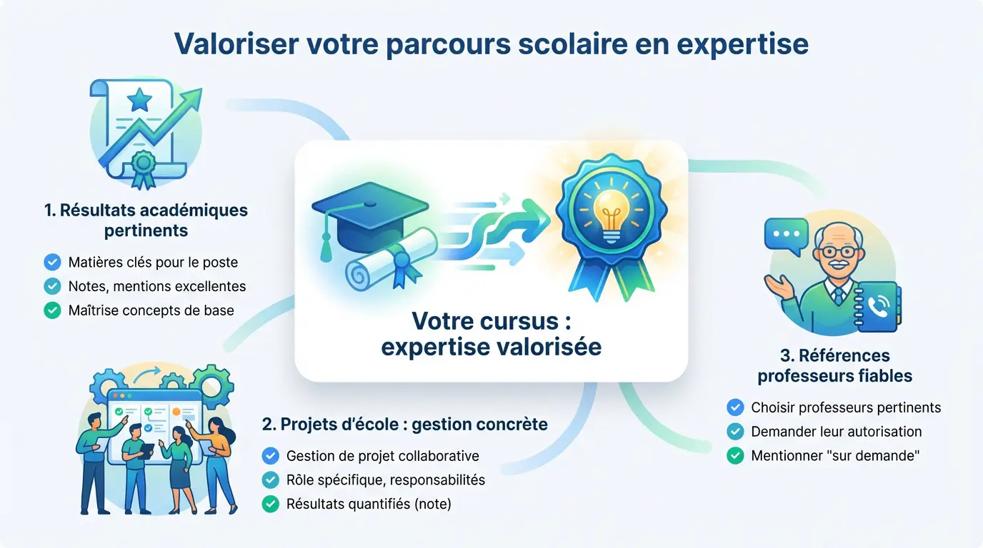 Conseils pour valoriser son parcours scolaire sur un CV étudiant